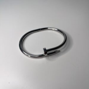 Pulsera clavo plata