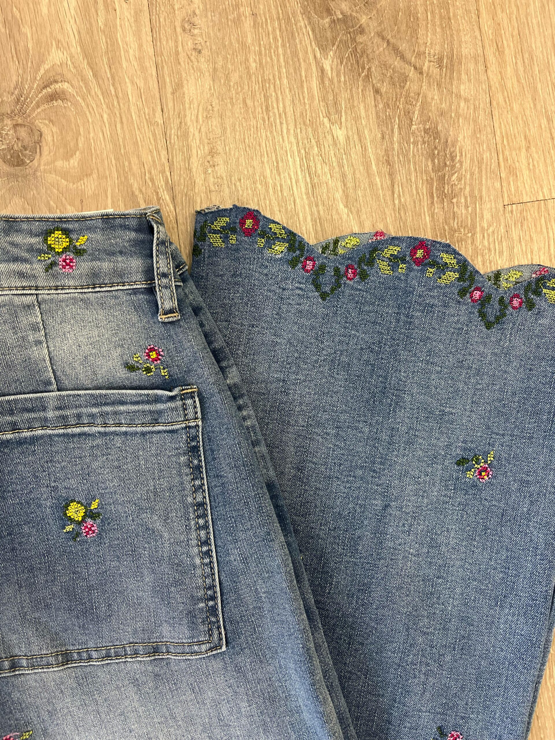 Pantalón wide leg bordado - Imagen 2