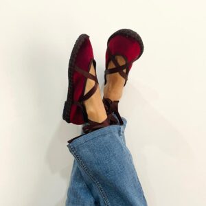 bailarina burdeos velvet