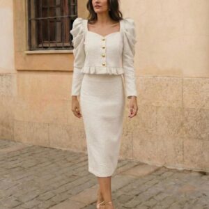 Conjunto falda chanel